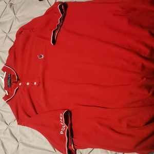 Polo shirts. Red xxl $75 black xxl $40. $100 for both